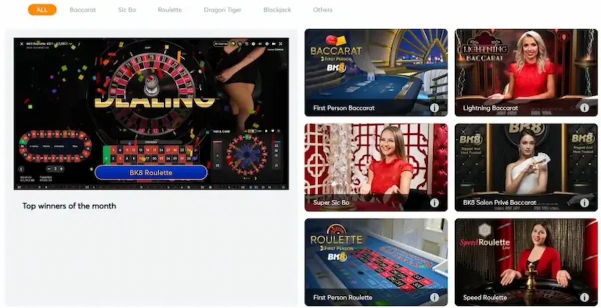 Casino Trực Tuyến Và Live Dealer
